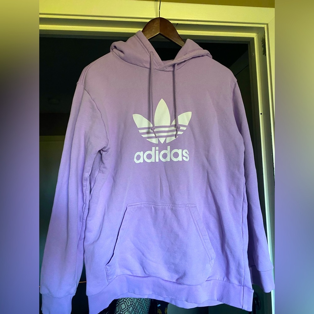 Adidas Trefoil Lilac Hoodie, M/L, Unisex